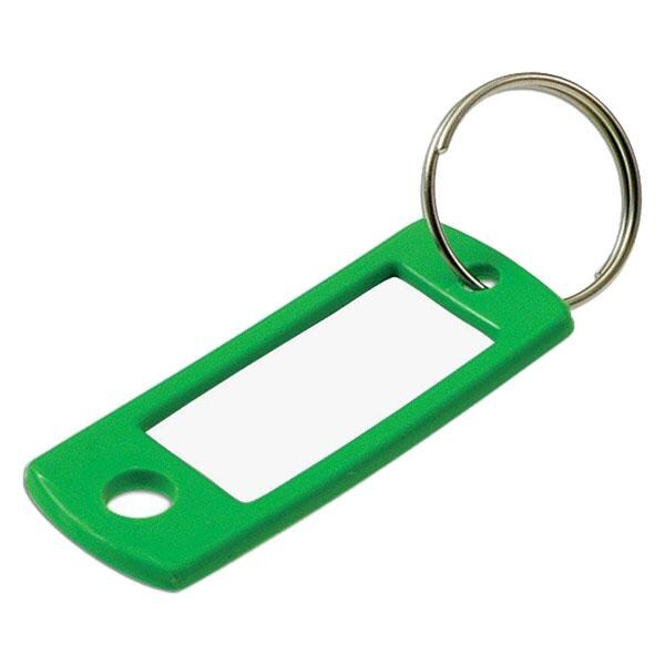 LuckyLine: ID TAG W/RING GREEN
